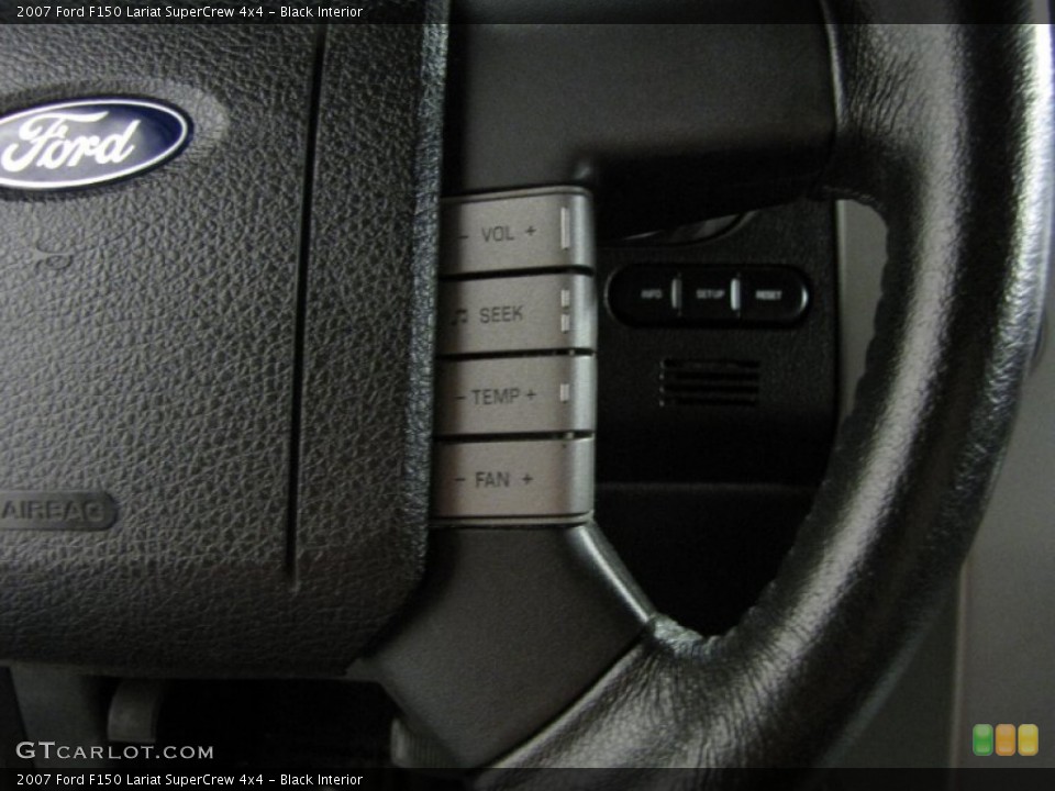 Black Interior Controls for the 2007 Ford F150 Lariat SuperCrew 4x4 #81448968