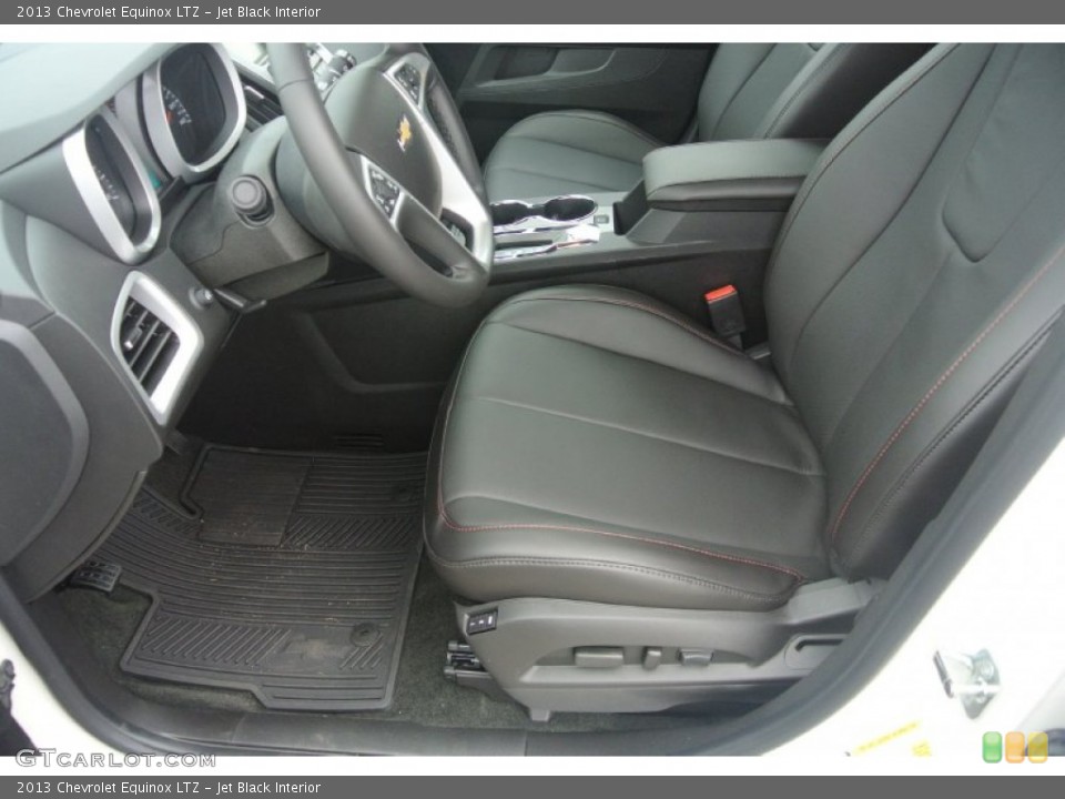 Jet Black Interior Front Seat for the 2013 Chevrolet Equinox LTZ #81449697