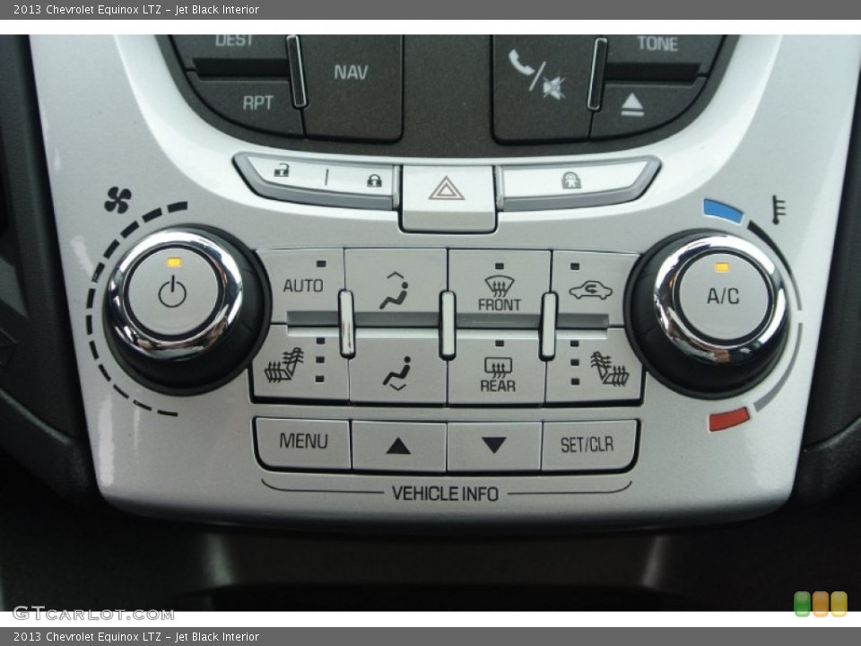 Jet Black Interior Controls for the 2013 Chevrolet Equinox LTZ #81449739