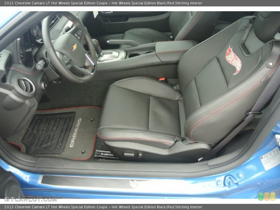 Hot Wheels Special Edition Black/Red Stitching Interior Photo for the 2013 Chevrolet Camaro LT Hot Wheels Special Edition Coupe #81450348