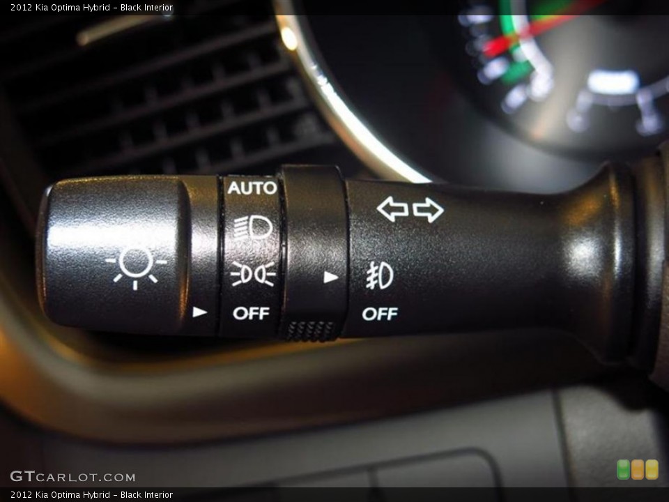 Black Interior Controls for the 2012 Kia Optima Hybrid #81450909