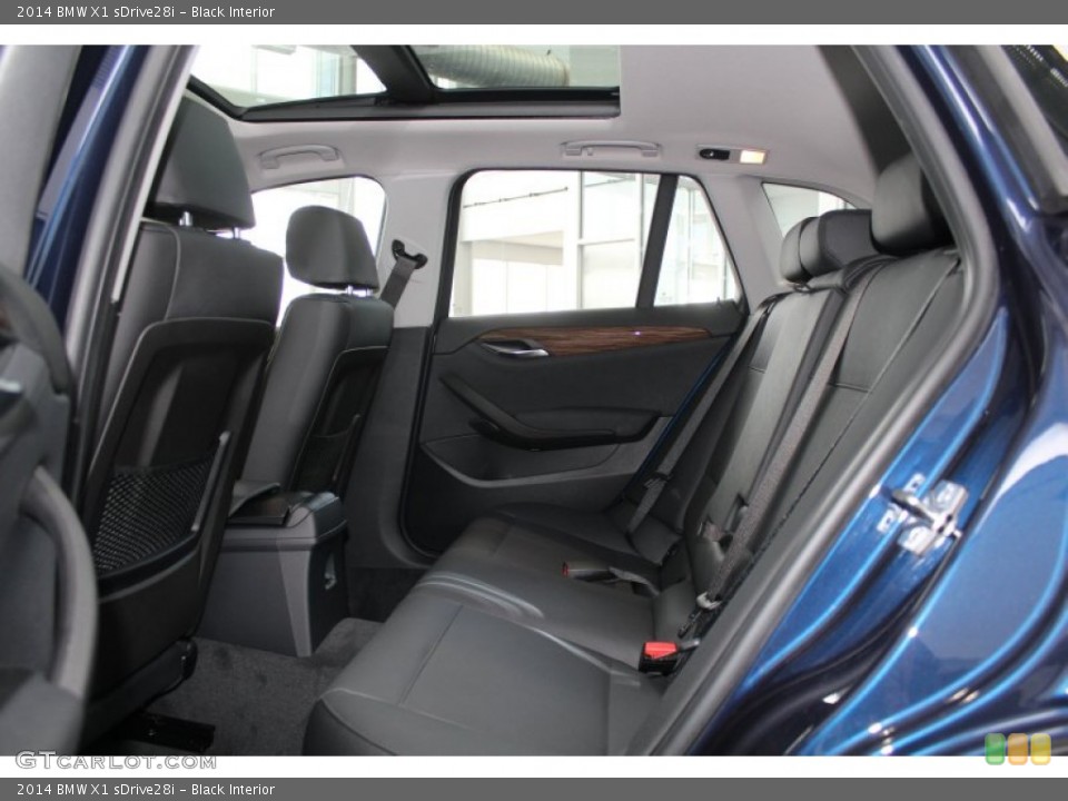 Black Interior Rear Seat for the 2014 BMW X1 sDrive28i #81451941
