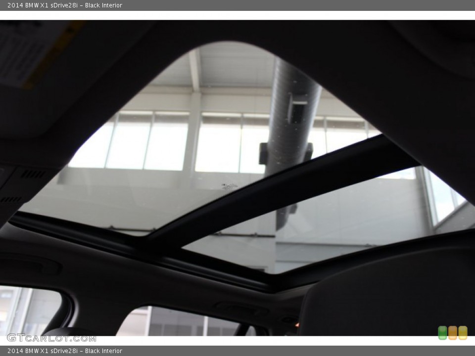 Black Interior Sunroof for the 2014 BMW X1 sDrive28i #81451984