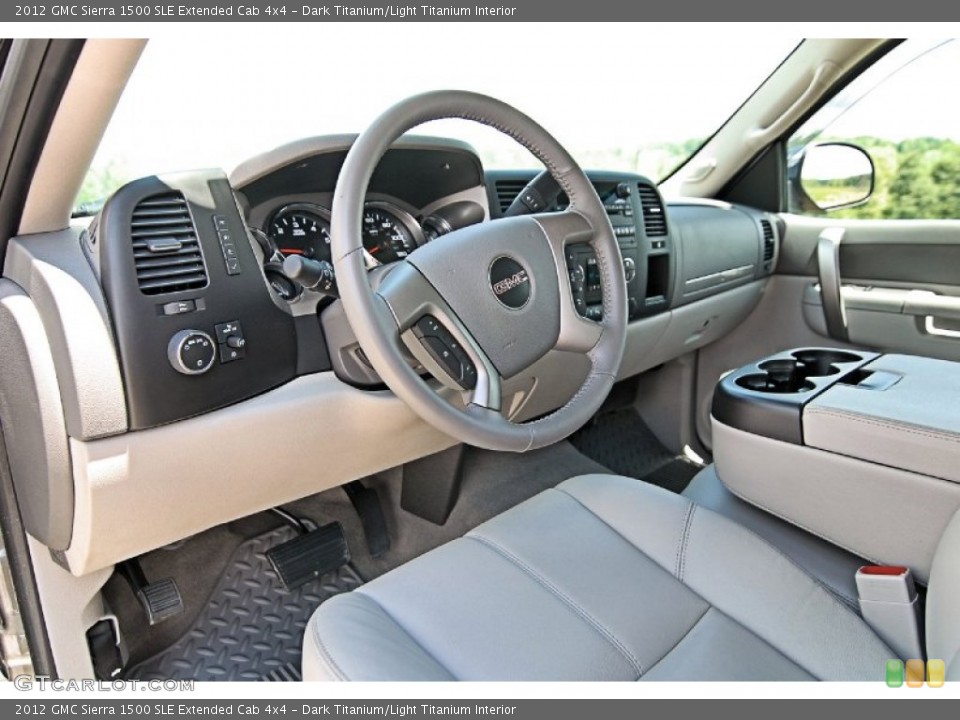 Dark Titanium/Light Titanium Interior Prime Interior for the 2012 GMC Sierra 1500 SLE Extended Cab 4x4 #81452319