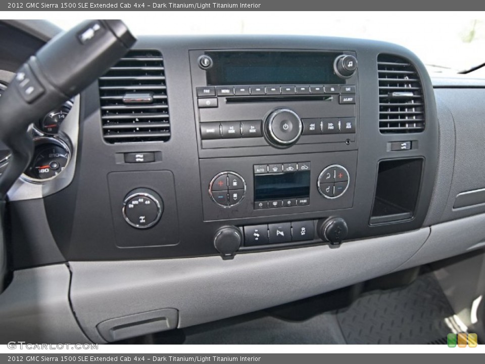 Dark Titanium/Light Titanium Interior Controls for the 2012 GMC Sierra 1500 SLE Extended Cab 4x4 #81452337