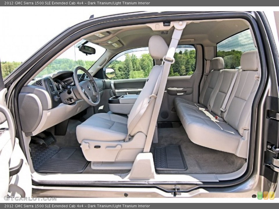 Dark Titanium/Light Titanium Interior Photo for the 2012 GMC Sierra 1500 SLE Extended Cab 4x4 #81452343