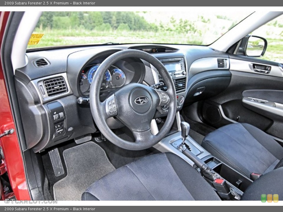 Black Interior Dashboard for the 2009 Subaru Forester 2.5 X Premium #81452515