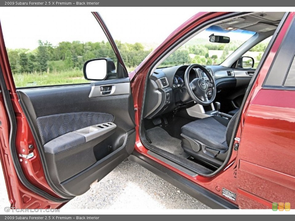 Black Interior Door Panel for the 2009 Subaru Forester 2.5 X Premium #81452544