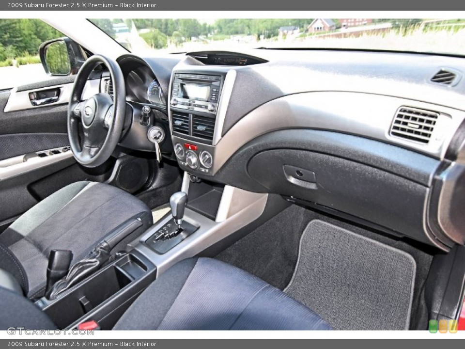 Black Interior Dashboard for the 2009 Subaru Forester 2.5 X Premium #81452556