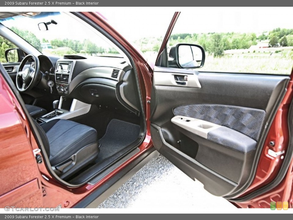 Black Interior Door Panel for the 2009 Subaru Forester 2.5 X Premium #81452565