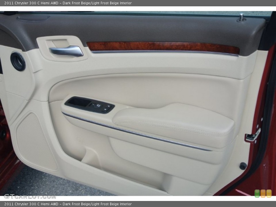 Dark Frost Beige/Light Frost Beige Interior Door Panel for the 2011 Chrysler 300 C Hemi AWD #81452871