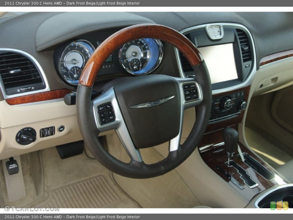 Dark Frost Beige/Light Frost Beige Interior Dashboard for the 2011 Chrysler 300 C Hemi AWD #81452892