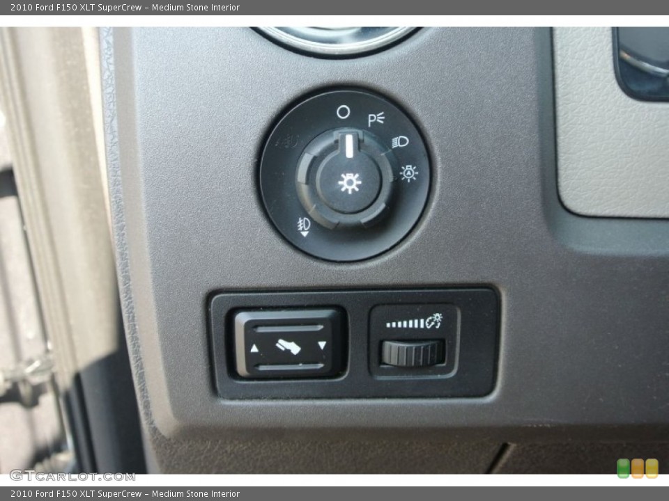Medium Stone Interior Controls for the 2010 Ford F150 XLT SuperCrew #81453540