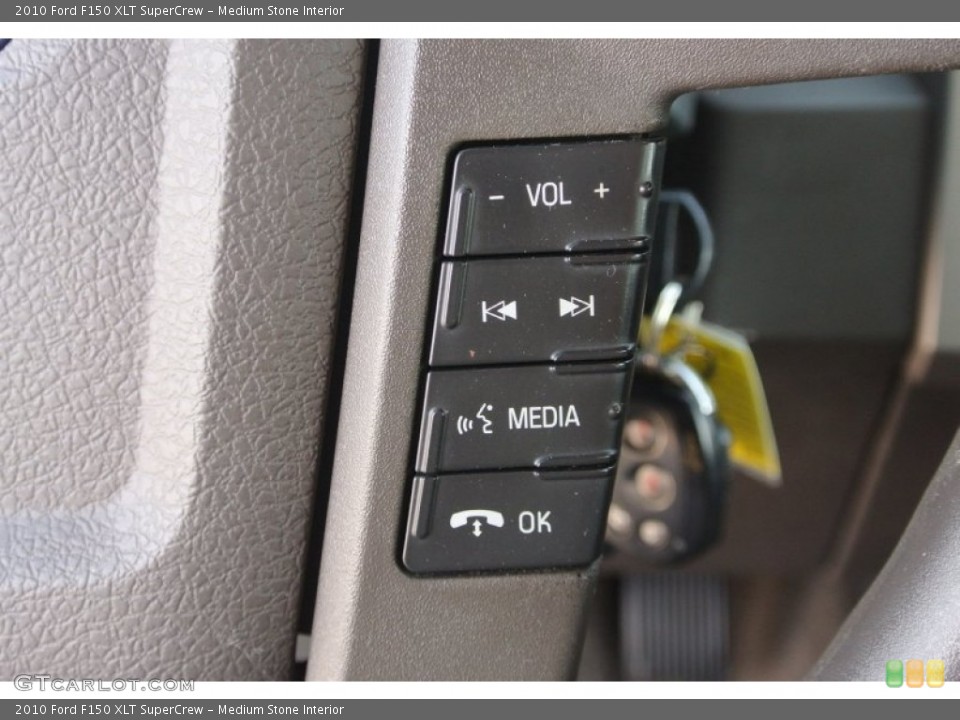 Medium Stone Interior Controls for the 2010 Ford F150 XLT SuperCrew #81453566