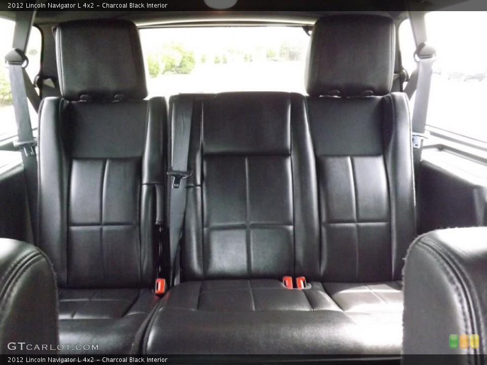 Charcoal Black Interior Rear Seat for the 2012 Lincoln Navigator L 4x2 #81454323