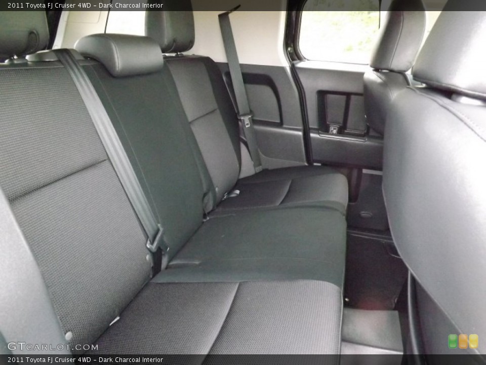 Dark Charcoal Interior Rear Seat for the 2011 Toyota FJ Cruiser 4WD #81454389