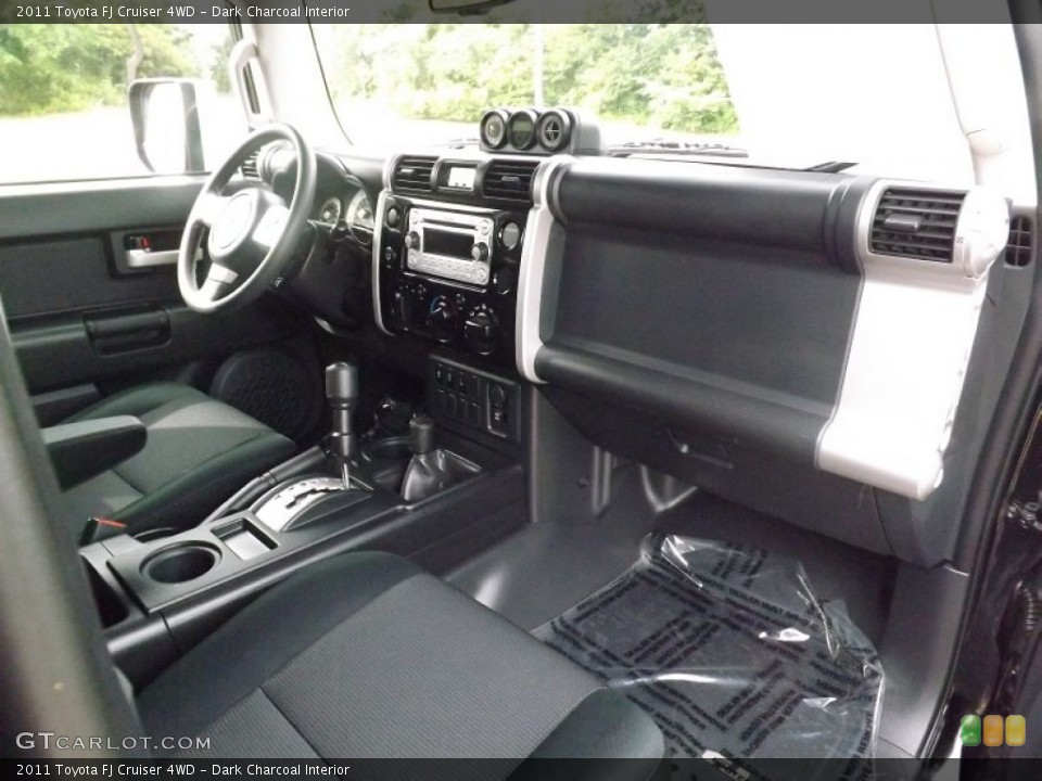 Dark Charcoal Interior Dashboard for the 2011 Toyota FJ Cruiser 4WD #81454395
