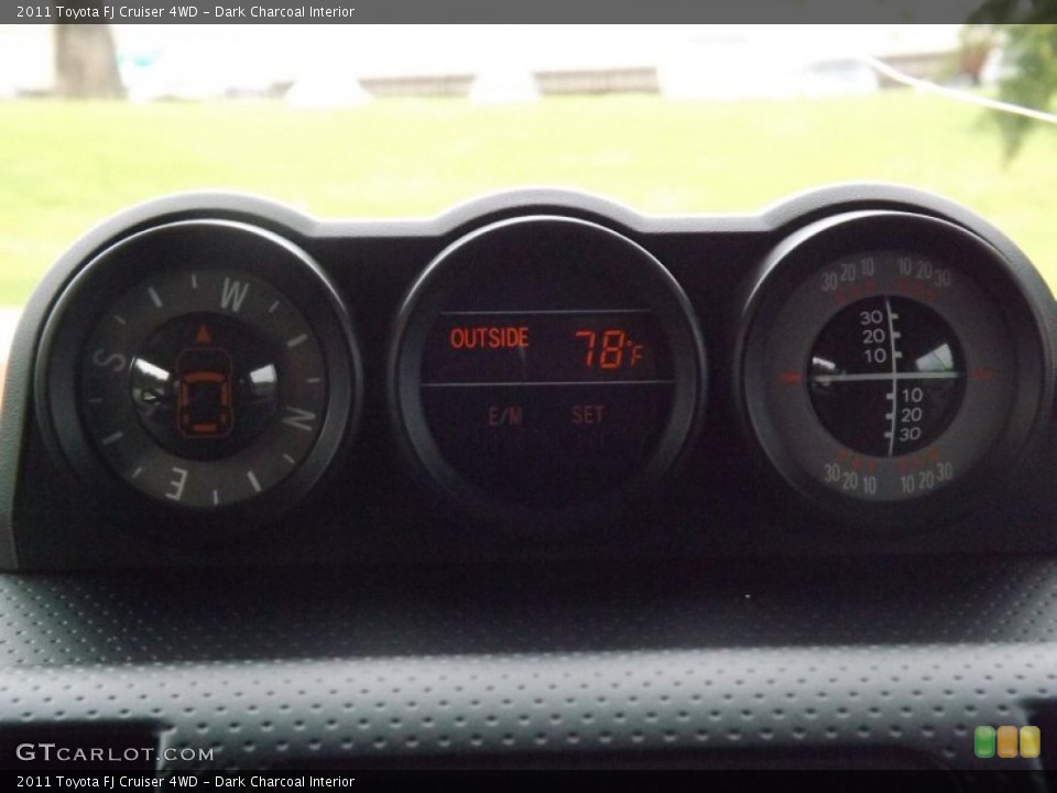 Dark Charcoal Interior Gauges for the 2011 Toyota FJ Cruiser 4WD #81454419