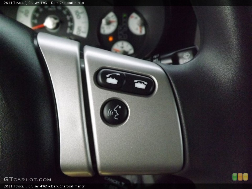 Dark Charcoal Interior Controls for the 2011 Toyota FJ Cruiser 4WD #81454425