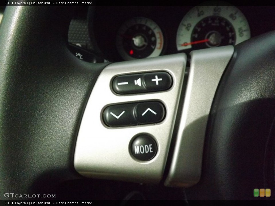 Dark Charcoal Interior Controls for the 2011 Toyota FJ Cruiser 4WD #81454428