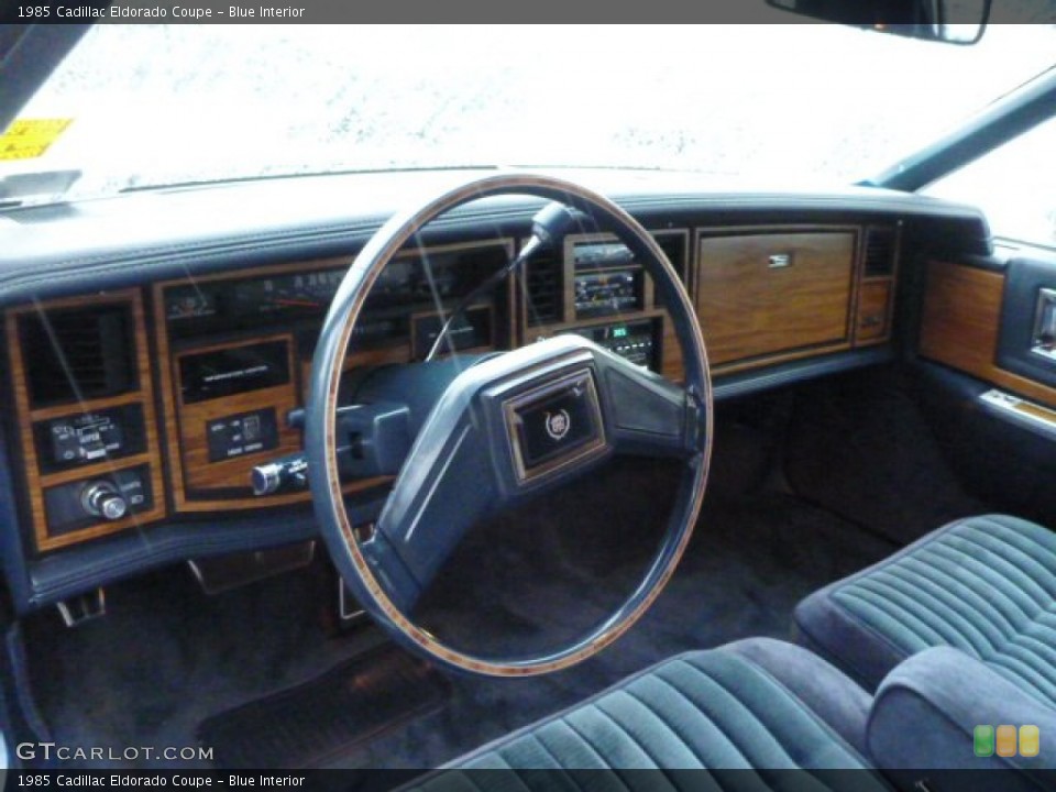 Blue Interior Photo for the 1985 Cadillac Eldorado Coupe #81457071