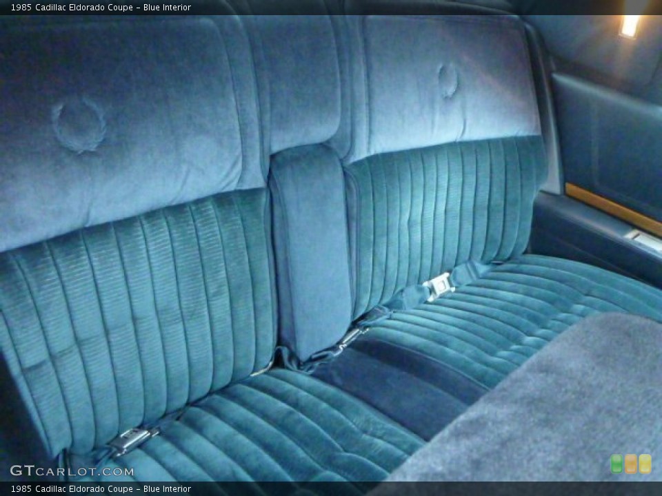 Blue Interior Rear Seat for the 1985 Cadillac Eldorado Coupe #81457365