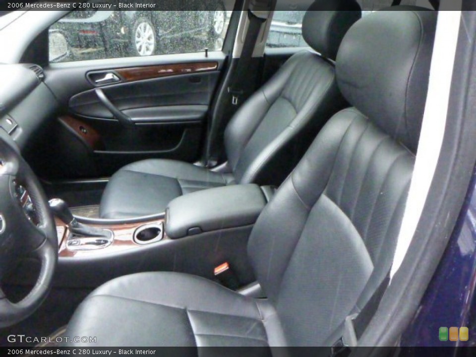 Black Interior Photo for the 2006 Mercedes-Benz C 280 Luxury #81457491