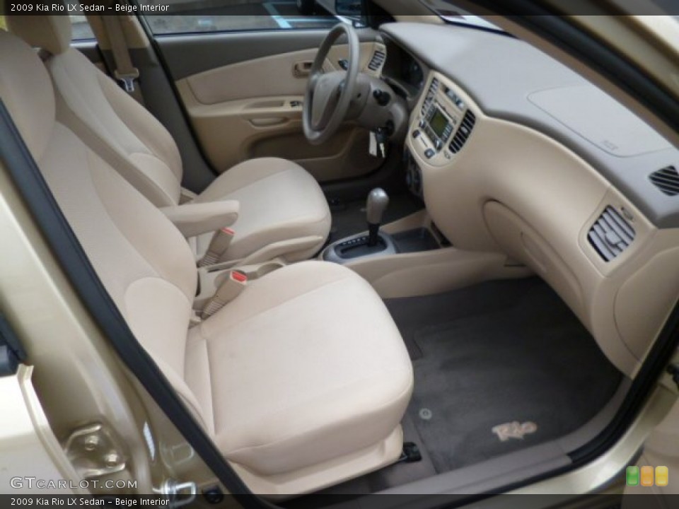 Beige Interior Photo for the 2009 Kia Rio LX Sedan #81458040