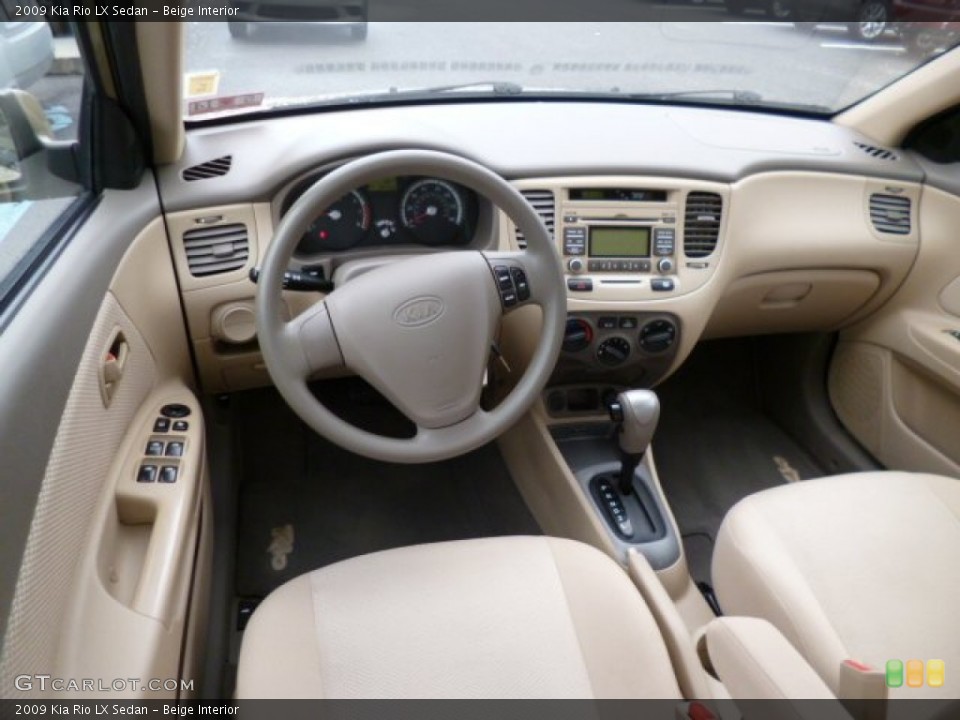 Beige Interior Photo for the 2009 Kia Rio LX Sedan #81458080