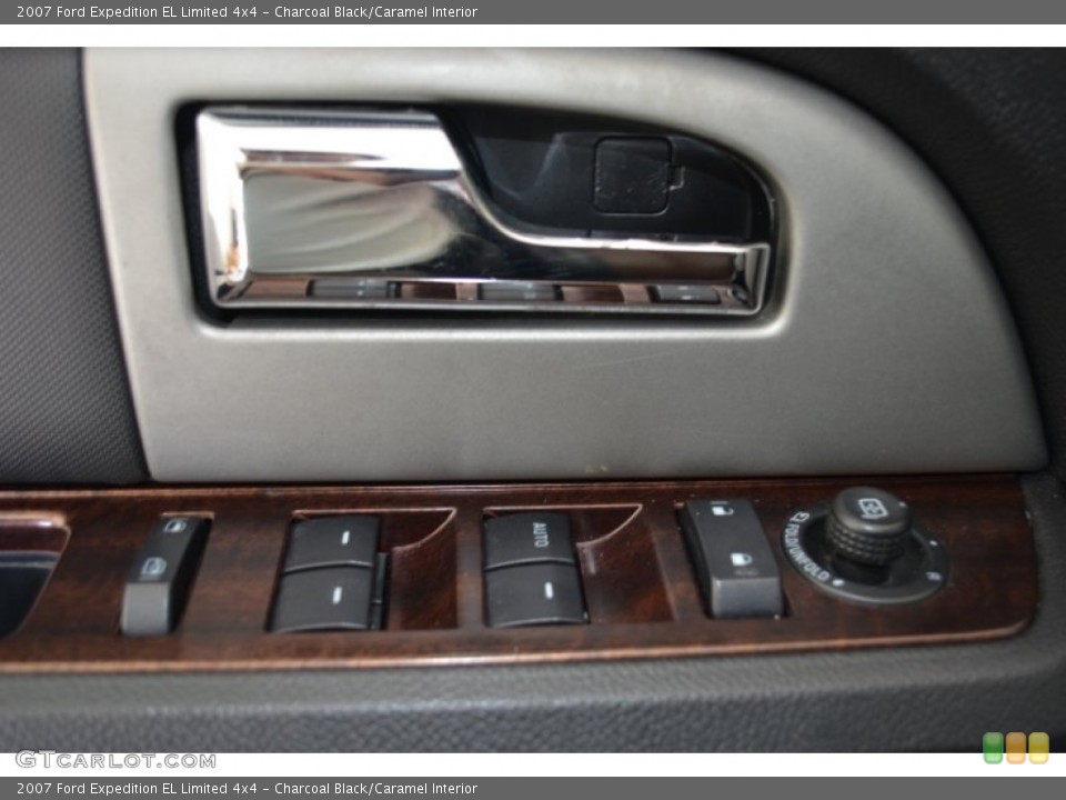 Charcoal Black/Caramel Interior Controls for the 2007 Ford Expedition EL Limited 4x4 #81458697