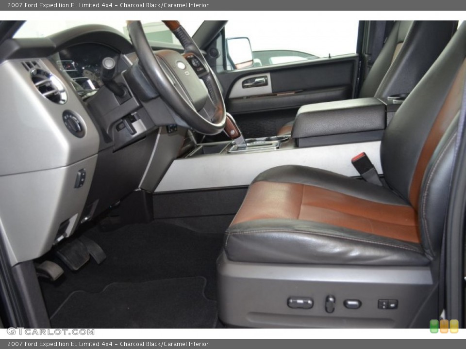 Charcoal Black/Caramel Interior Photo for the 2007 Ford Expedition EL Limited 4x4 #81458721