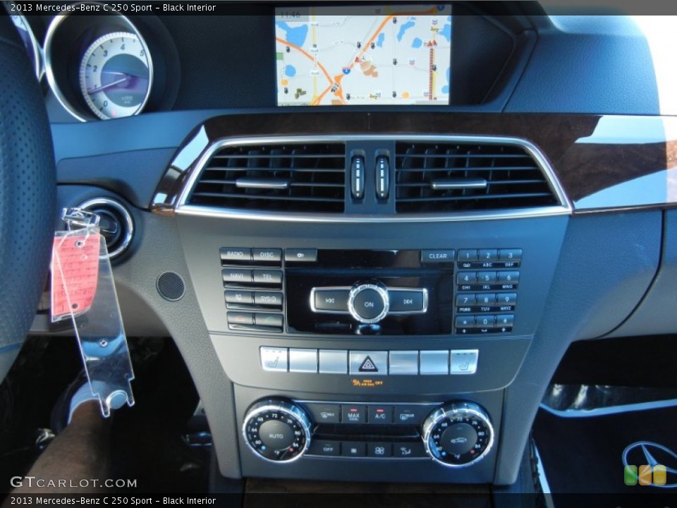 Black Interior Controls for the 2013 Mercedes-Benz C 250 Sport #81458743
