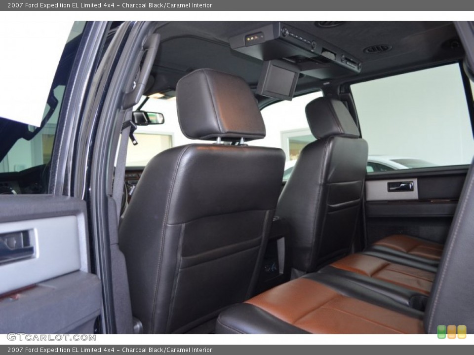 Charcoal Black/Caramel Interior Rear Seat for the 2007 Ford Expedition EL Limited 4x4 #81458766