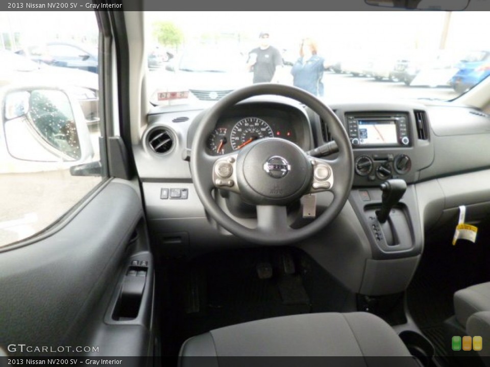 Gray Interior Dashboard for the 2013 Nissan NV200 SV #81459594