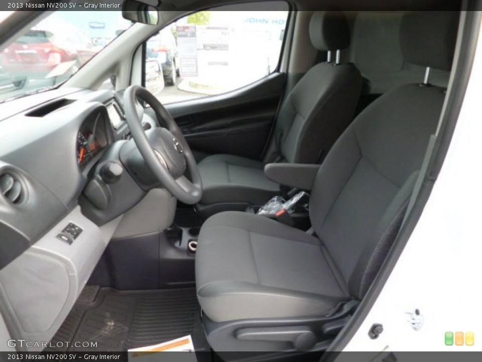Gray Interior Front Seat for the 2013 Nissan NV200 SV #81459616