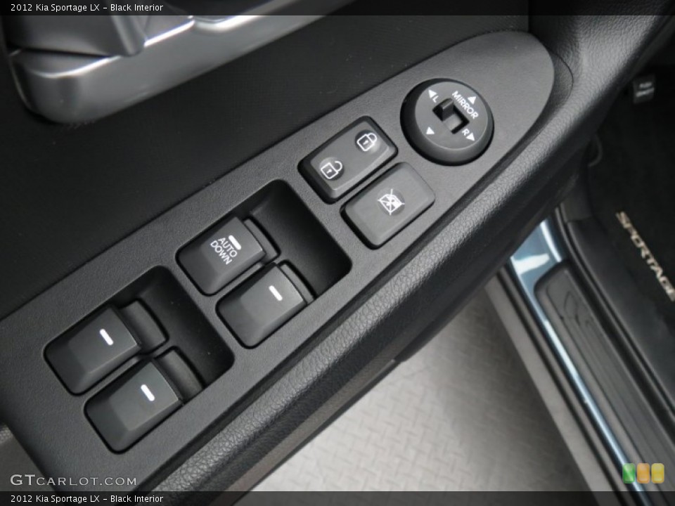 Black Interior Controls for the 2012 Kia Sportage LX #81459646