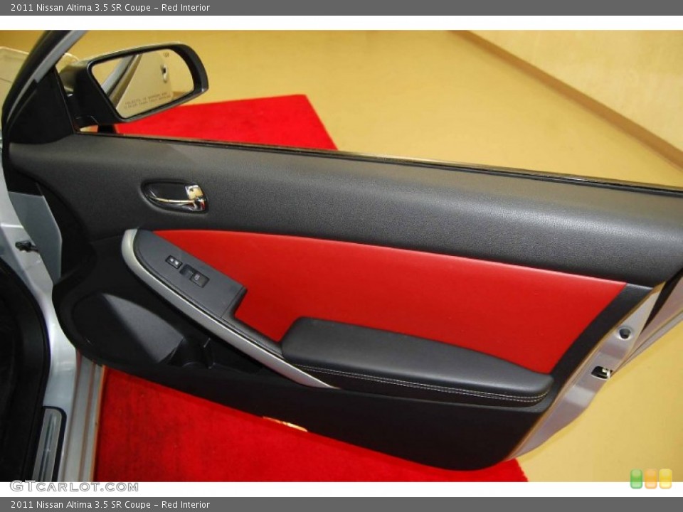 Red Interior Door Panel for the 2011 Nissan Altima 3.5 SR Coupe #81461030