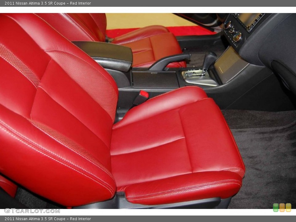 Red Interior Front Seat for the 2011 Nissan Altima 3.5 SR Coupe #81461053