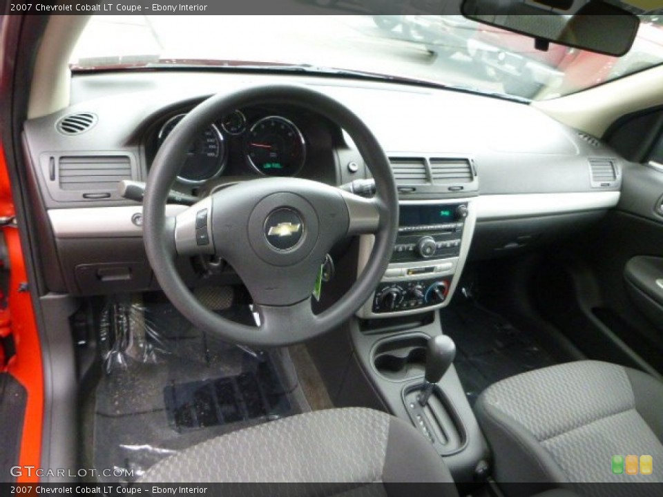Ebony Interior Prime Interior for the 2007 Chevrolet Cobalt LT Coupe #81463848