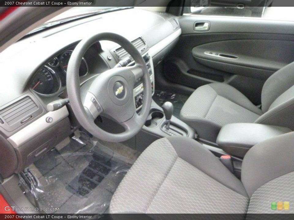 Ebony 2007 Chevrolet Cobalt Interiors
