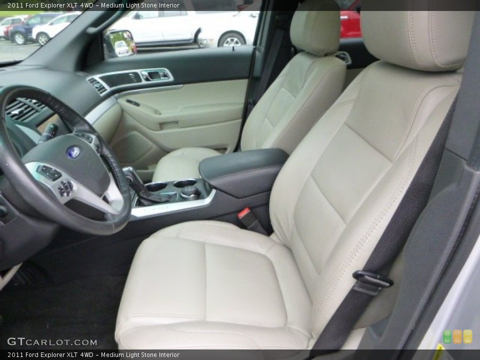 Medium Light Stone Interior Photo for the 2011 Ford Explorer XLT 4WD #81464004