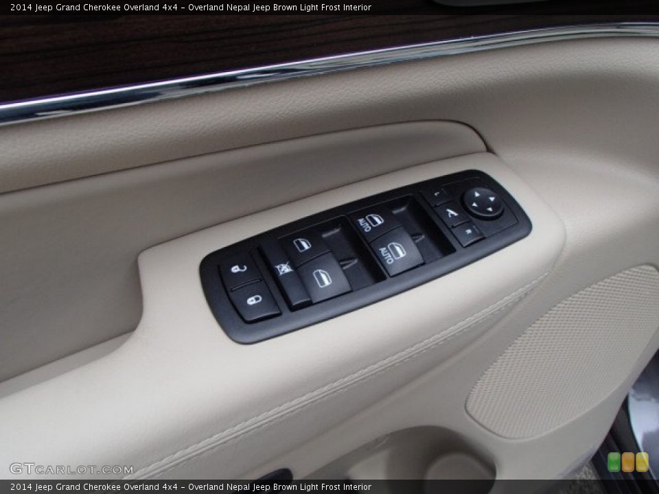 Overland Nepal Jeep Brown Light Frost Interior Controls for the 2014 Jeep Grand Cherokee Overland 4x4 #81465310