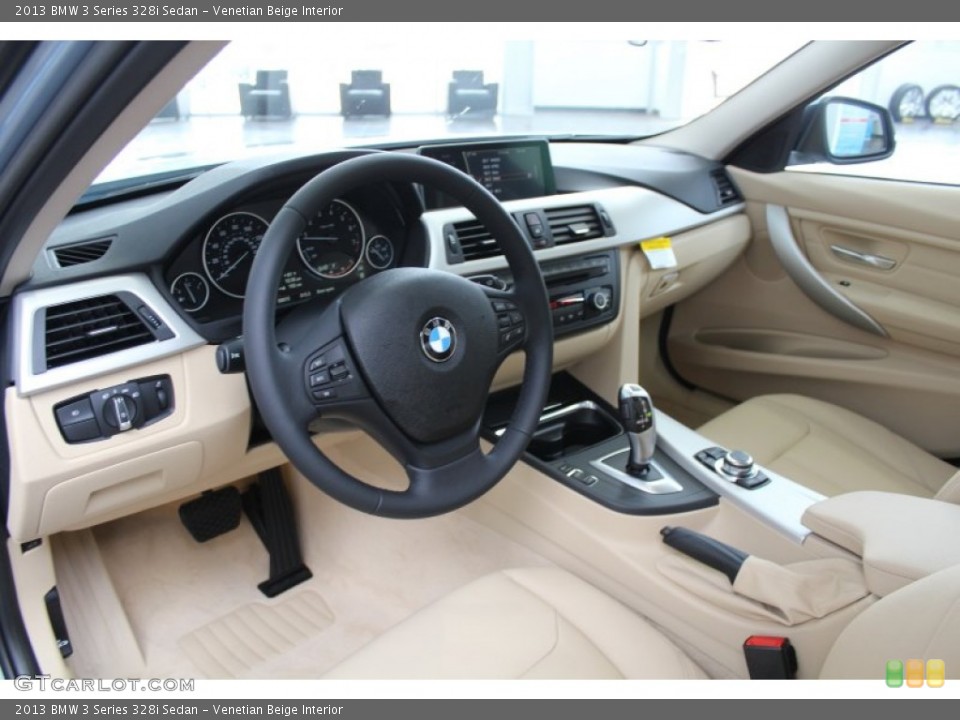 Venetian Beige Interior Prime Interior for the 2013 BMW 3 Series 328i Sedan #81466524