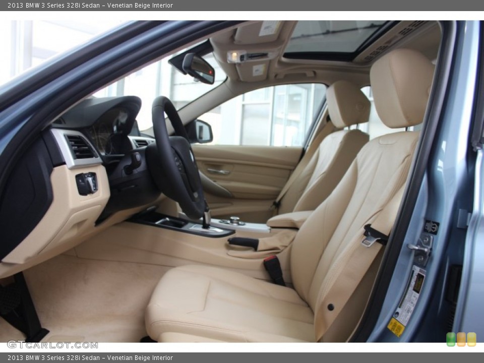 Venetian Beige Interior Photo for the 2013 BMW 3 Series 328i Sedan #81466626