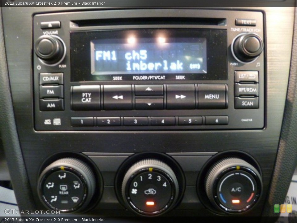 Black Interior Controls for the 2013 Subaru XV Crosstrek 2.0 Premium #81466793