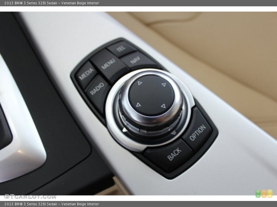 Venetian Beige Interior Controls for the 2013 BMW 3 Series 328i Sedan #81466863