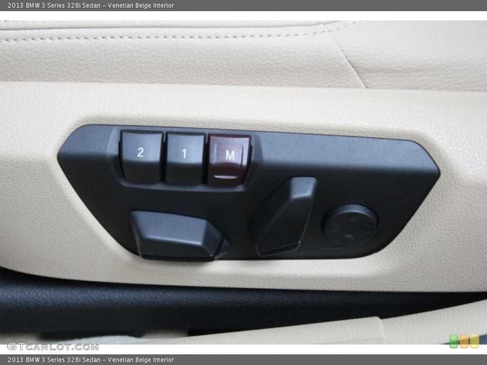 Venetian Beige Interior Controls for the 2013 BMW 3 Series 328i Sedan #81467034