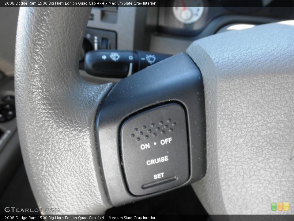 Medium Slate Gray Interior Controls for the 2008 Dodge Ram 1500 Big Horn Edition Quad Cab 4x4 #81470079