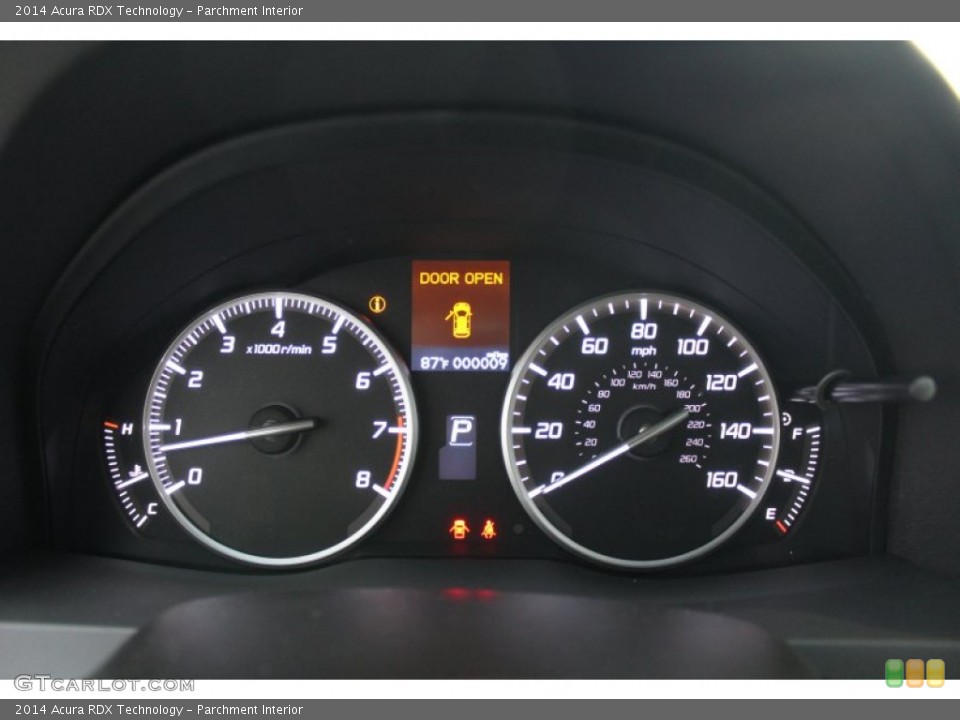 Parchment Interior Gauges for the 2014 Acura RDX Technology #81470133