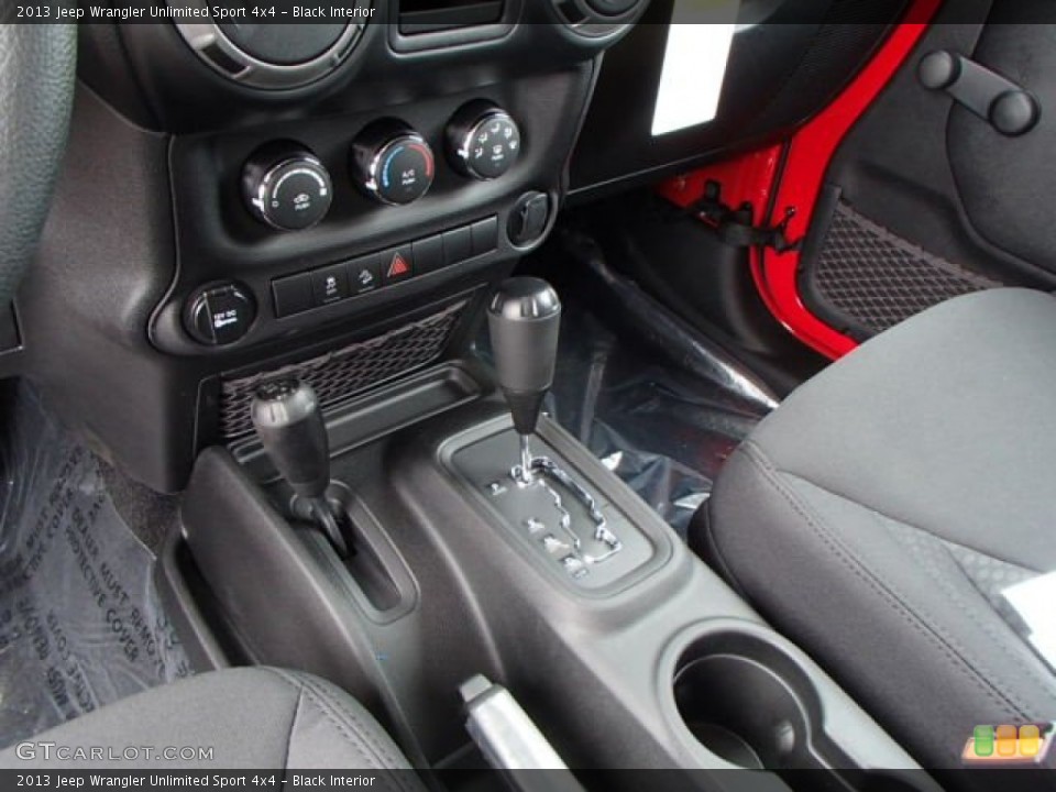 Black Interior Transmission for the 2013 Jeep Wrangler Unlimited Sport 4x4 #81470320